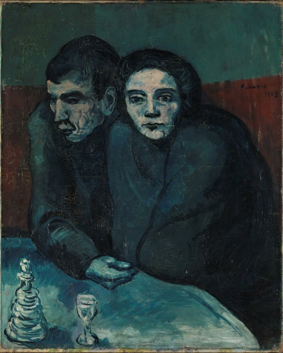 literatura_rte's tweet photo. Pablo Picasso (1881-1973)
Couple Au Cafe, 1903 https://t.co/bFcc7BlrLS