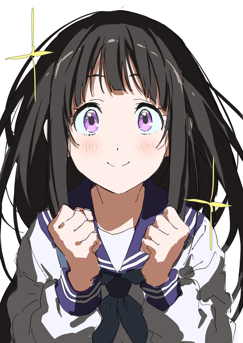 333takoyaki's tweet photo. 今日のワンドロ518
氷菓の千反田えるです

私の父もよく、描いている絵についてやたら質問攻めしてきますが、えるちゃんと違って可愛くないしイラっとします https://t.co/Ns2Zioqep4