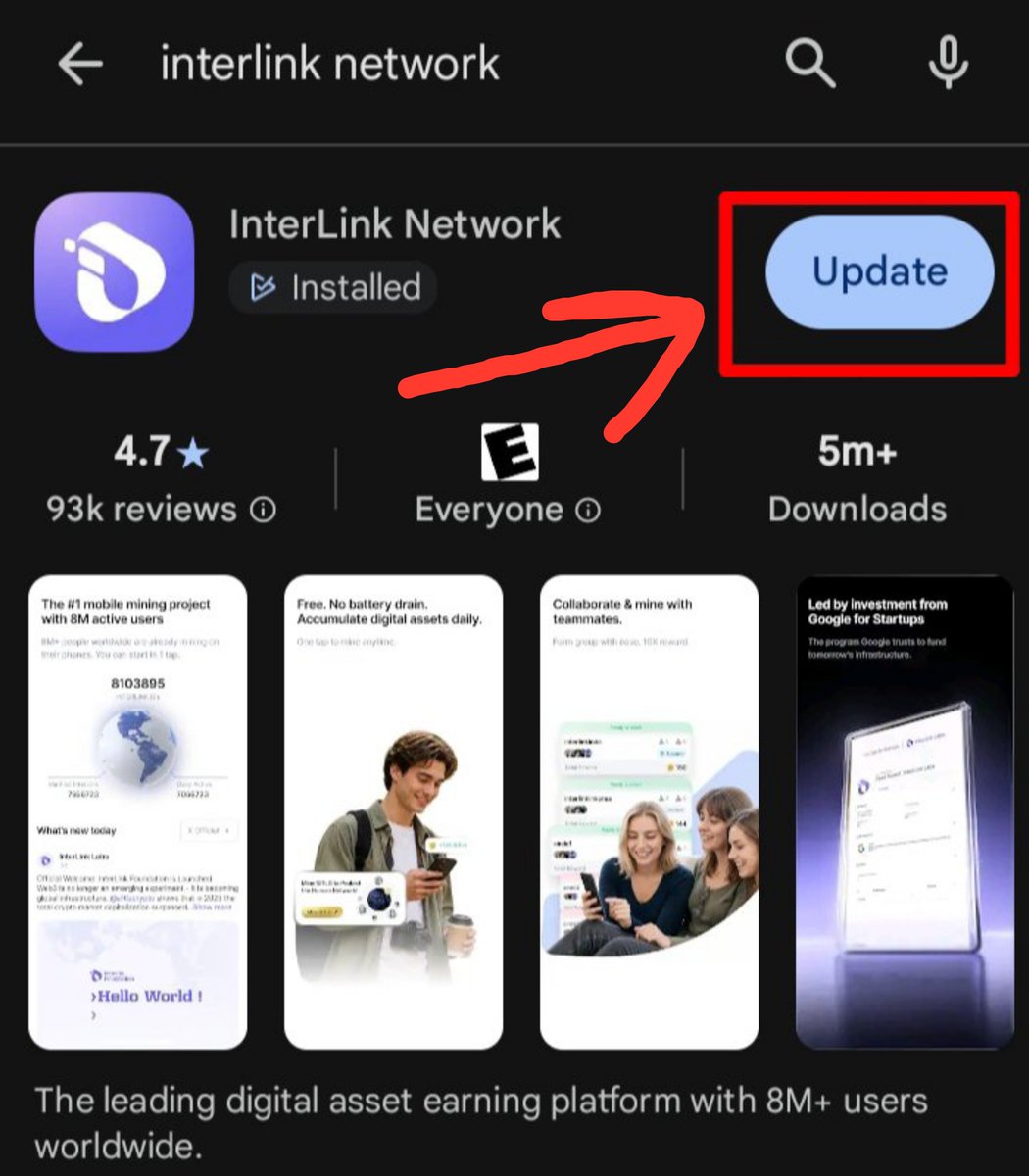 Umar3241's tweet photo. 🚀 **InterLink V6.0.2 is live on Google Play Store!** 🌐⚡

Don’t wait—update your InterLink app today! 📲🔥
Have you upgraded to V6.0.2 yet? 🧐👇

Drop your thoughts in the comments! 💬✨
@ArifAhmedITL

#InterLink #ITL #ITLG #Crypto #Web3‌‌ https://t.co/zYcDos9gWC