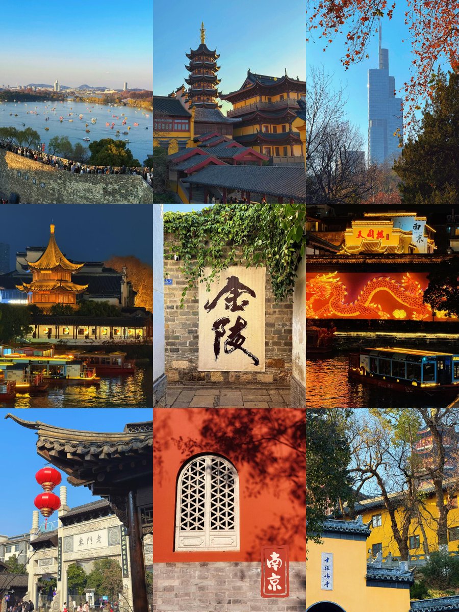 ezentrip's tweet photo. Autumn makes Nanjing feel like a painting. 🍂🏯
Golden leaves, quiet lakes, ancient temples and historic city walls create a beautiful mix of nature and history.
#Nanjing #AutumnInChina #ChinaTravel #TravelChina #ExploreChina https://t.co/YM73TBURfc