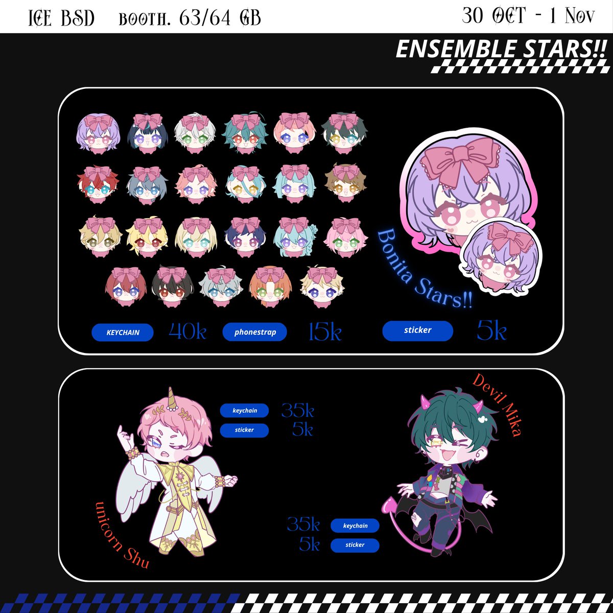 mortivera_'s tweet photo. Tokyo debunker, enstars, IDV (HERNARICH), EVILLIOUS CHRONICLES https://t.co/ur8N085K9H