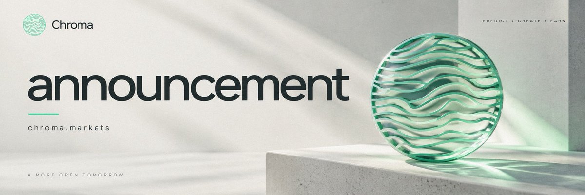 chromamarkets's tweet photo. We will announce the next partnership within the day along with a new web update 

(something is brewing 👀)

be ready https://t.co/GK7YuYU7nC
