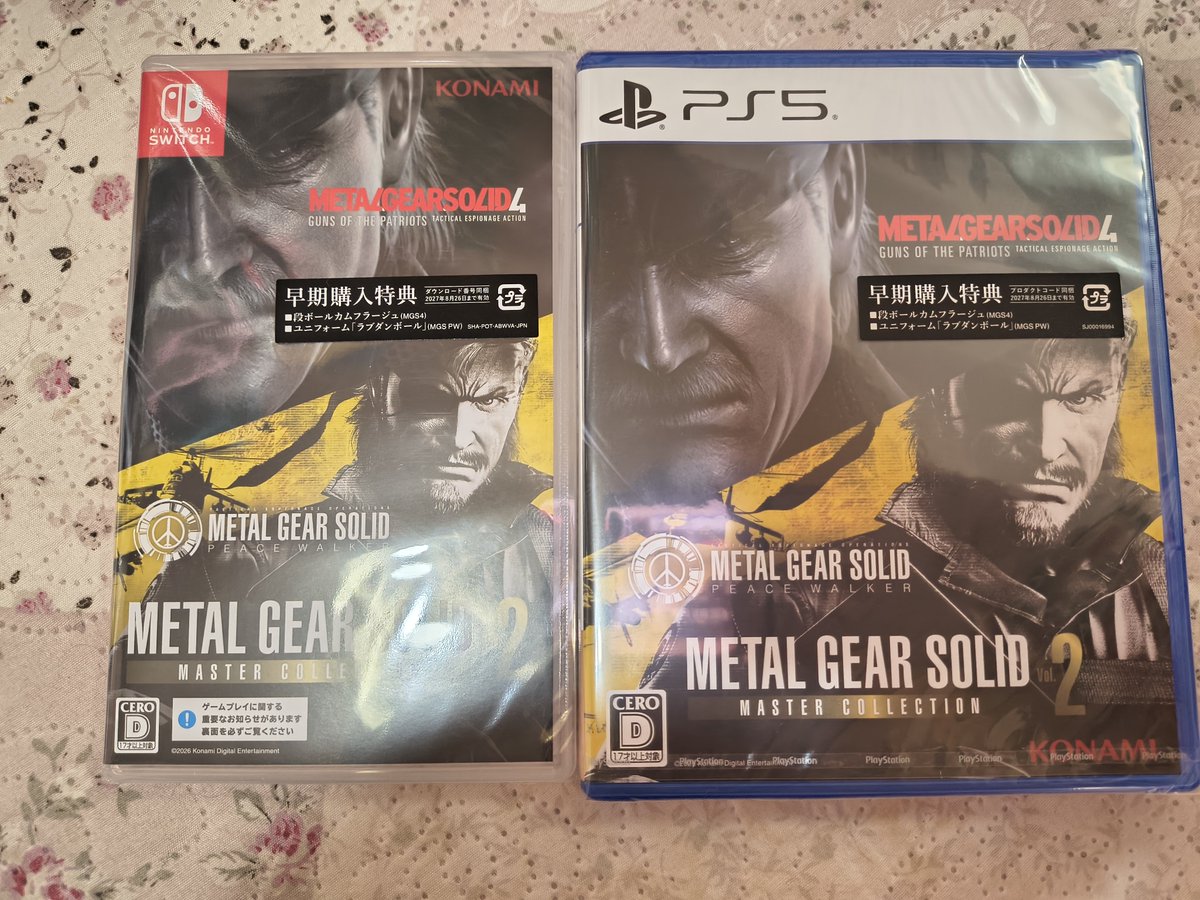 mao_to_hantan's tweet photo. ありがとう
#METALGEARSOLID4
おかえり
METALGEARSOLID4
#GUNSOFTHEPATRIOTS ❤️
#KONAMI
#SWITCH
#PS5 https://t.co/z3wNrEi3FH