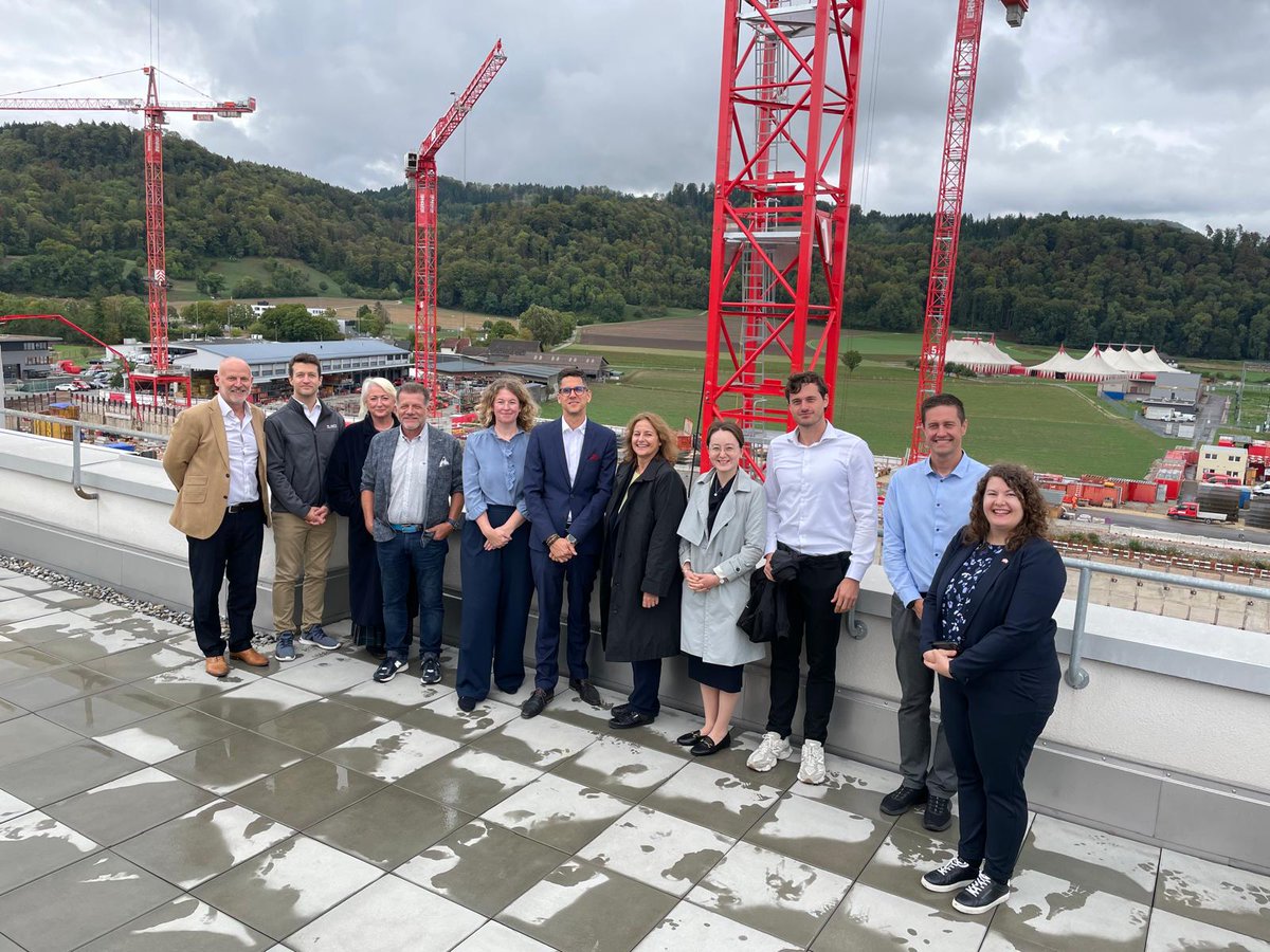 InvinityEnergy's tweet photo. Delighted to welcome Ceri Morgan CBE and members of the British Embassy Berne to visit the internationally significant @flexbase_group Technology Centre Laufenburg yesterday https://t.co/UhiFk9WPUo @MadeinBritainGB https://t.co/CQGblqIS4r