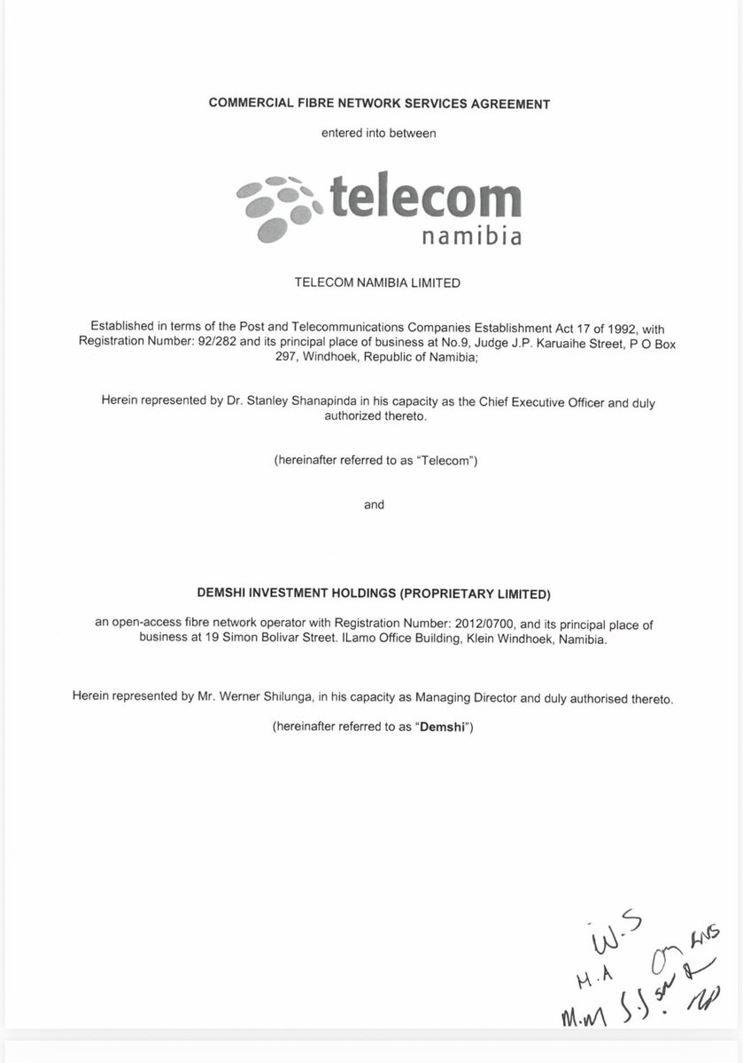 Shipululo's tweet photo. People of Namibia 🇳🇦 
It would seem that the Young SHOUTING Minister of ICT need to Control the GEARS of her MOUTH. If my information is wrong why did they have MANY MEETINGS and GROUP CALLs last NIGHT and THIS MORNING, until now? It is actually WORSE than what we thought. Not only is the 400 Million RMB Loan NOT guaranteed by Treasury, it was granted against a balance sheet that had UNDERWATER CABLE (WACS) - an important National Asset that has effectively been COLLATERALIZED. At default, the Bank can have their hands on this ASSET. Government plans to have these assets moved to POWERCOM are in CHECKMATE. There is more. Let’s Return to the PROMISED CONTRACTS. See the two Contracts signed on Last Minute INJURY TIME by the former CEO. We have circulated them in FULL on WHATSAPP and TELEGRAM. No TENDER or PROCUREMENT PROCEDURES were followed WHATSOEVER. In fact, MANAGEMENT OPPOSED THIS CORRUPT CONNECTED CONTRACTS. If the Young SHOUTING Minister is still Confident, including what the connected Contract Winners & Board Members say at Alcohol outlets, let her CONTINUE. It is all up to her, CONTROL THE GEARS, as for us will CONTINUE to Fight Corruption no matter what‼️‼️