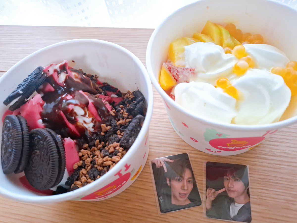 19_agyu_79's tweet photo. 今回はテイクアウト
私には甘さ余裕 (*゚ー゚)
#yoajung #ヨアジョン #txt https://t.co/TL5IS4IDaT