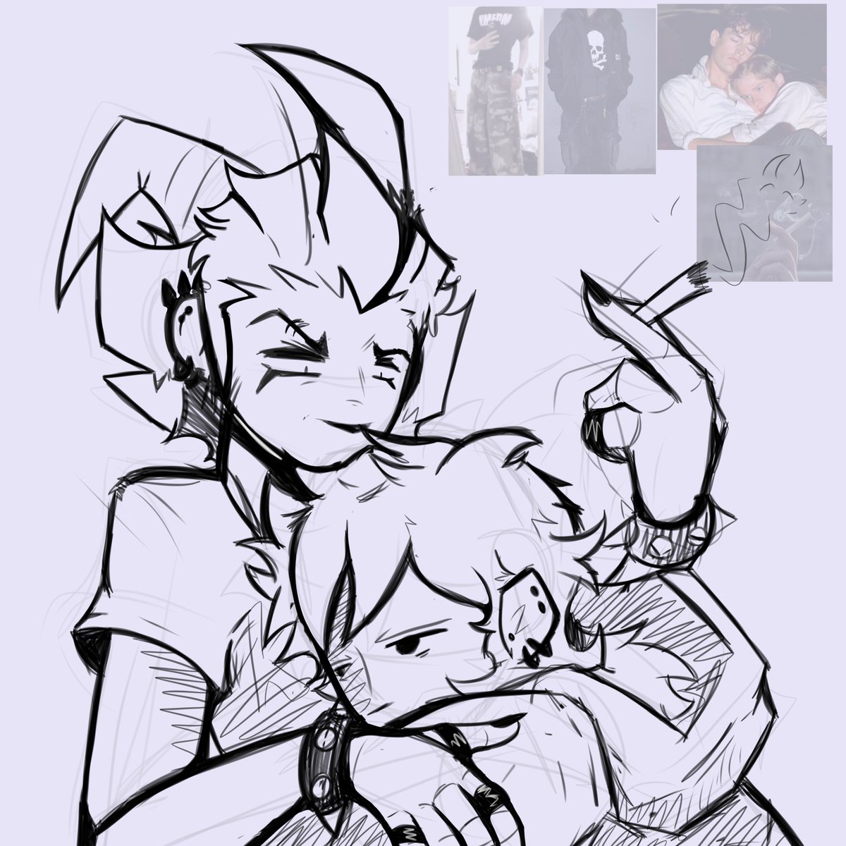 LarpFurry's tweet photo. Gothsinger doodle.
I hate them
#picosschool #fnf https://t.co/pxCIBwAlAS