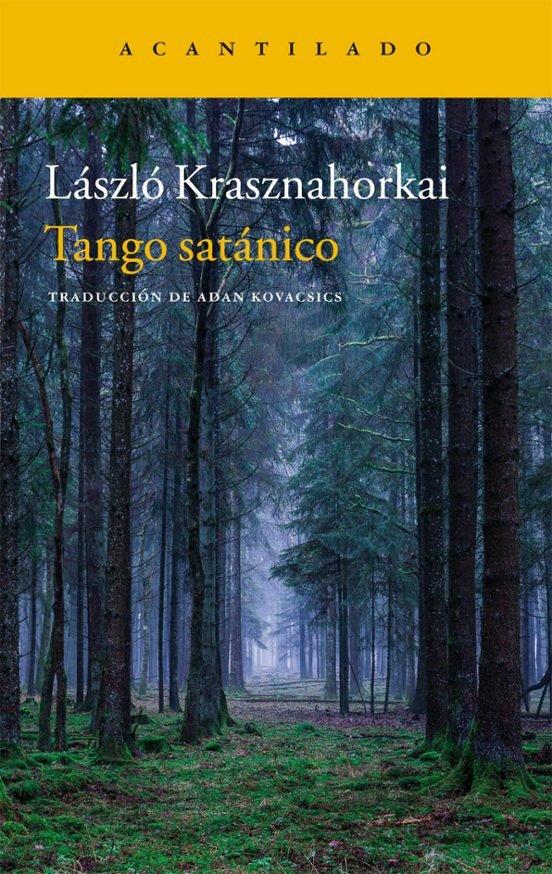 literaturamel's tweet photo. Terminada ‘Tango satánico’ de László Krasznahorkai. Novela desasosegante y densa. Su atmósfera de fango y desesperación existencial es magistral, pero su ritmo circular y monólogos eternos hacen que a ratos se sienta un poco pesada. https://t.co/Ft1E9XnaDh