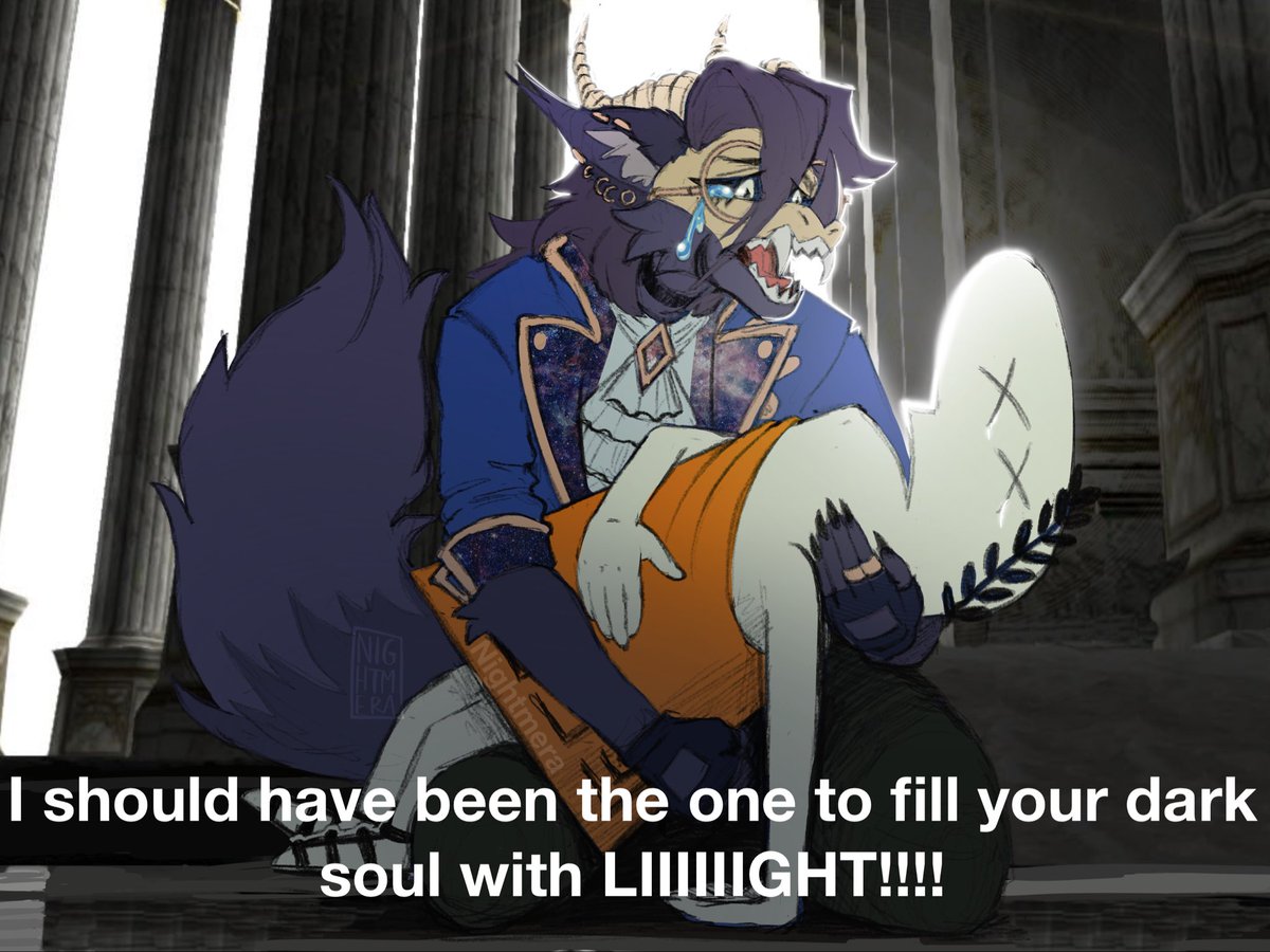 NightmeraArt's tweet photo. Any Devil May Cry fans?
Comm for StealthyE featuring Ecko and little Caesar 
#dmc1 #furry #rip https://t.co/UCCH4ElYI4