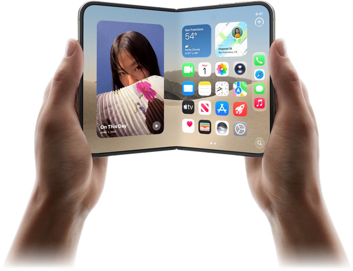 RazlowTube's tweet photo. iPhone Duo 

تعتبر تصميم ايفون دو ذو الاناقة و الاحترافية،

بتصميم جميل وجذاب غاية 
دخلت بمنافسة شرسة مع شركات اخرى ب اجهزة Fold

رأيكم..

#iPhoneDuo
#AppleEvent
#Apple https://t.co/0Kh5FwvjPj