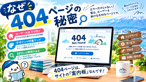 Wine_File's tweet photo. 💻知ってましたか？「404」は��なるエラー番号ではありません。存在しない���ージを「見つかりません」と伝えるHTTPステータスコード。実は404ページの作り方次第で、訪問者を別ページへ案内することもできます🔎
https://t.co/5tVoizKVMA https://t.co/psNlTDXL5O