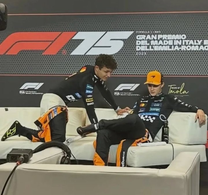 landitosc's tweet photo. Bring back insane landoscar press conferences https://t.co/EHFzidq0zV