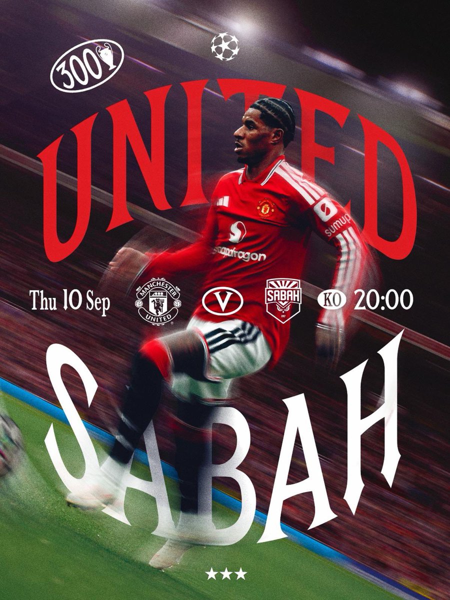 _mufcespxtrafc_'s tweet photo. Hoy jugamos:
Rival= Sabah 
Hora= 21:00
Estadio= Old Trafford 
Competición= Champions League 
#mufc #mulive https://t.co/nvOz4RoD0L