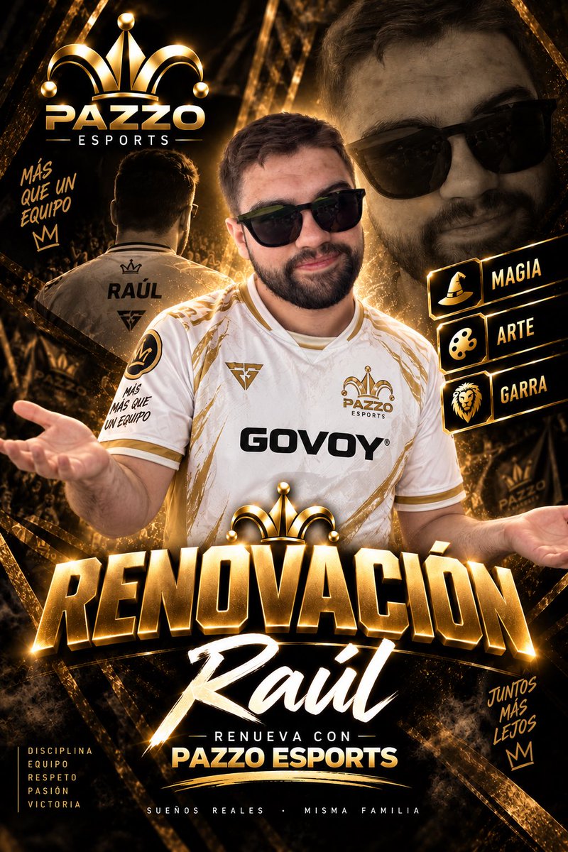 PazzoESPORTS's tweet photo. Raulito de mi vida, iniesta pero con pelo, el medio campo va flotando gracias a su intensidad y iniciativa, magia en estado puro!!! Renueva con Pazzo ESPORTS https://t.co/thfKjGxzZA