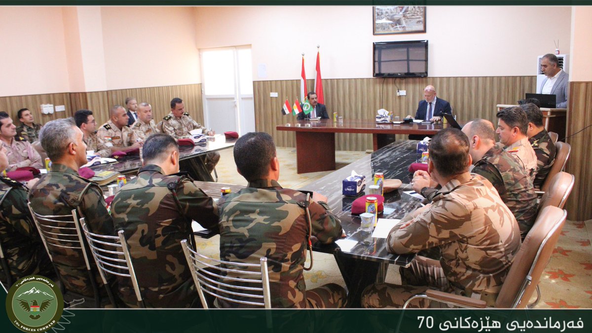 AreaCommad2's tweet photo. On Sept. 9, 2026, Col. Robert, Head of the British TGA Company, and an accompanying delegation visited the forces 70 Military Training Directorate, where they were received by Maj. Gen. Taha Raza Rashid and senior officers.

The visit aimed to present the “SAT System” project, focusing on enhancing the Peshmerga forces’ military and logistical capabilities and wartime readiness. During a seminar, the delegation outlined TGA’s role in the project and its operations in Iraq, the region, and internationally.

The discussions also covered future cooperation with the Ministry of Peshmerga, key recommendations for the successful implementation of the SAT project, and ways to further strengthen the readiness and capabilities of the Peshmerga forces.