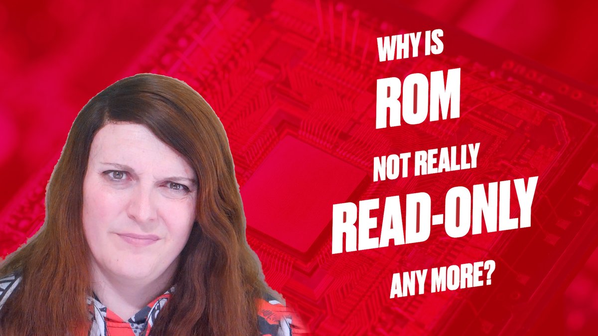 craigndave1's tweet photo. 💾 ROM = Read-Only Memory… except you can write to it. 🤔

From PROM &amp; EPROM to EEPROM &amp; flash memory, ROM has evolved quite a bit!

So why is it still called ROM? Find out 👇

🎥 https://t.co/di0nDc4AjJ

#TeamCompSci #CraignDave #ComputerScience https://t.co/DIcQCeugwG