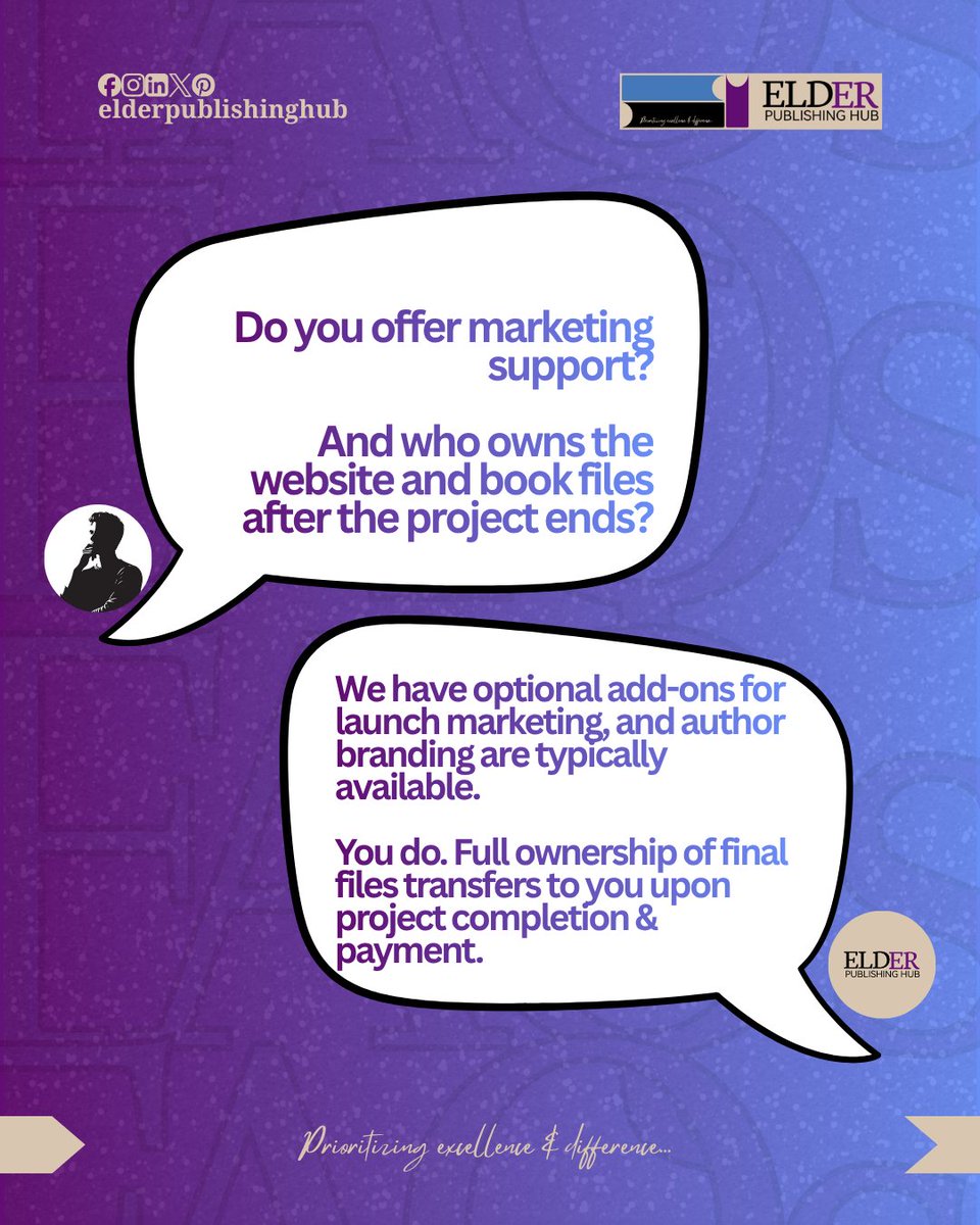 ElderPublishing's tweet photo. Excellence &amp; difference...

You can send us a DM. https://t.co/GEpDJZp2Ig