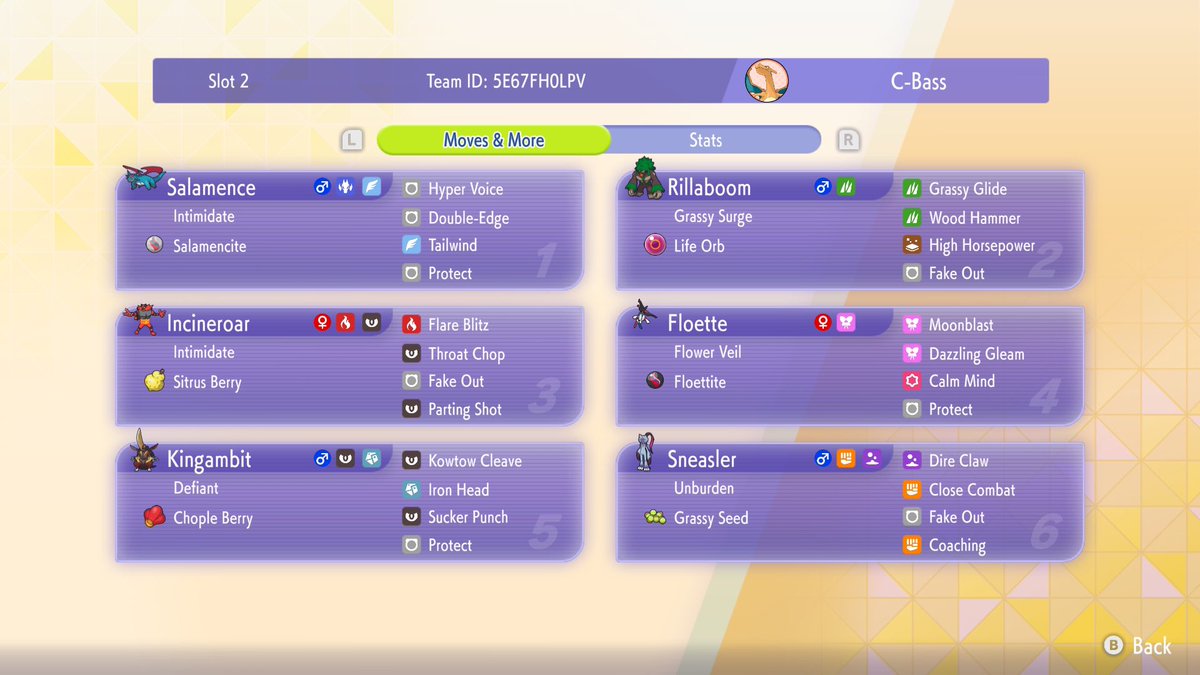 C_Bass365's tweet photo. I’ve finalised the team #PokemonChampions #NintendoSwitch2 https://t.co/YBkETDkbQc