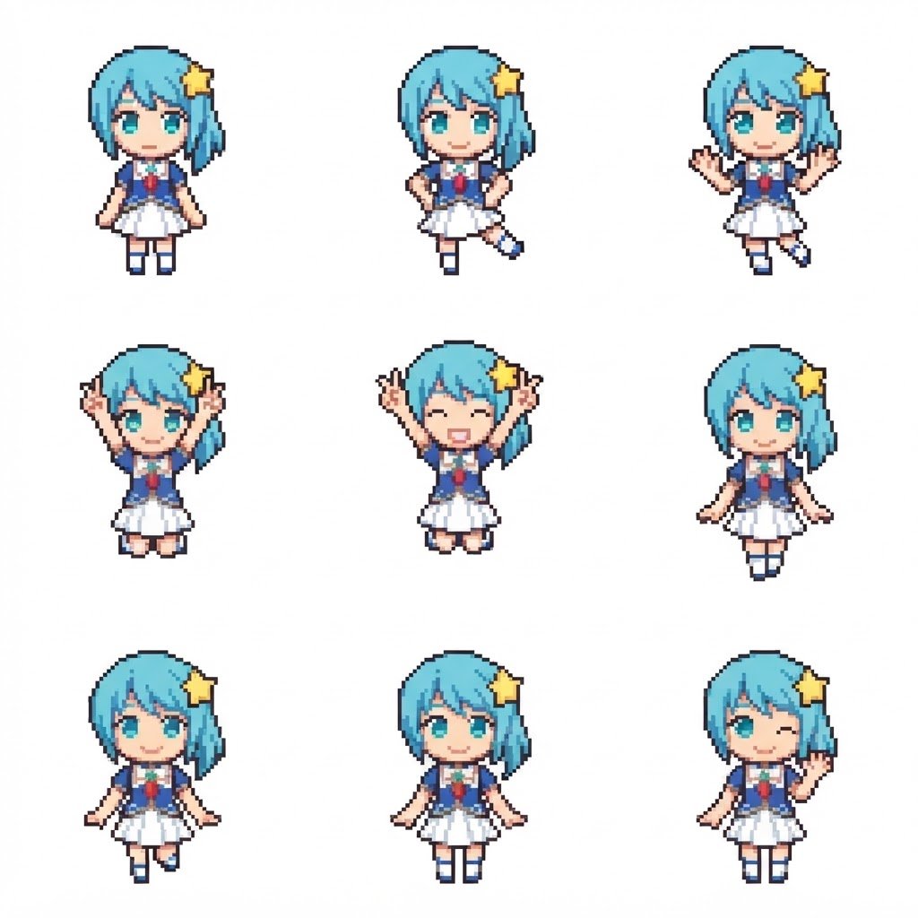 tsukisiromoon's tweet photo. #バーチャルユーチューバー #バーチャル・シンガー #おはようVtuber #フォローRPキャンペーン #相互フォロバ #meshyai #ai3d #tripo　
２Dアニメーションダンス動画の素材作ってるですよー❤ https://t.co/FCx3O1zaYe