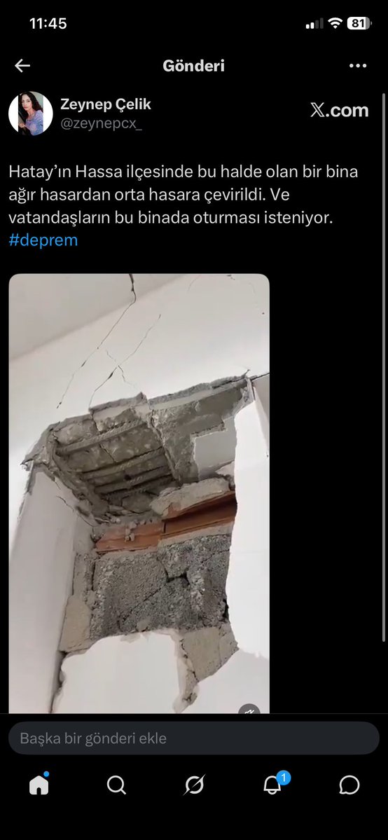 zeynepcx_'s tweet photo. İnsan canı bu kadar ucuz mu? Nasıl oturacak bu kadar insan depremi bu evlerde yaşamışken. 6 Şubat depremini yaşayan biri bu binada değil oturmak yanından bile geçmeye korkuyor
#deprem #hassa https://t.co/kOseIPeiFc