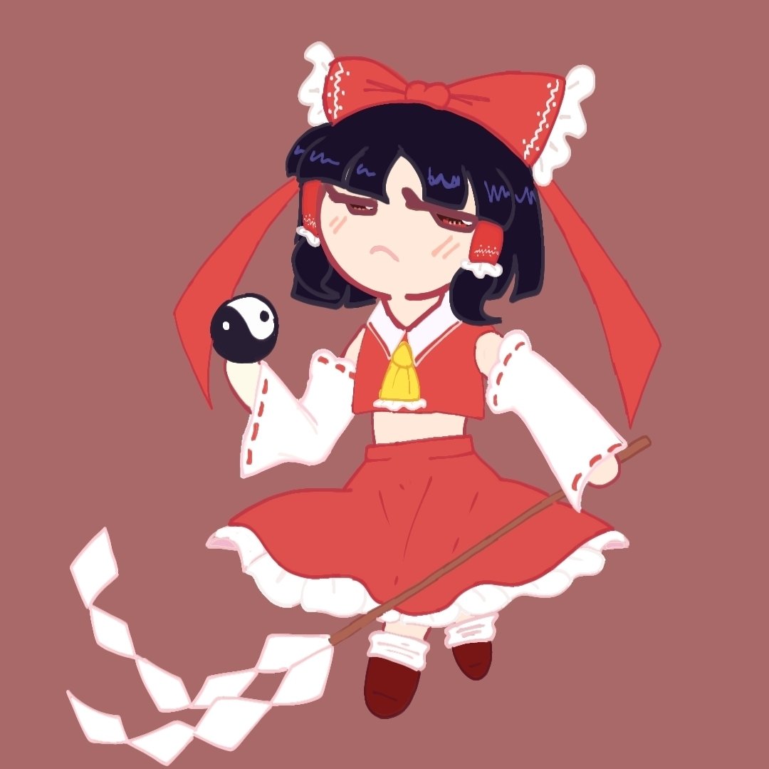lightdre4m's tweet photo. @PimentaPunk Holaaa!!!, este es mi arte, es reimu Hakurei al estilo de cookie Run (o bueno eso intenté-) https://t.co/cWUVaY5tYn