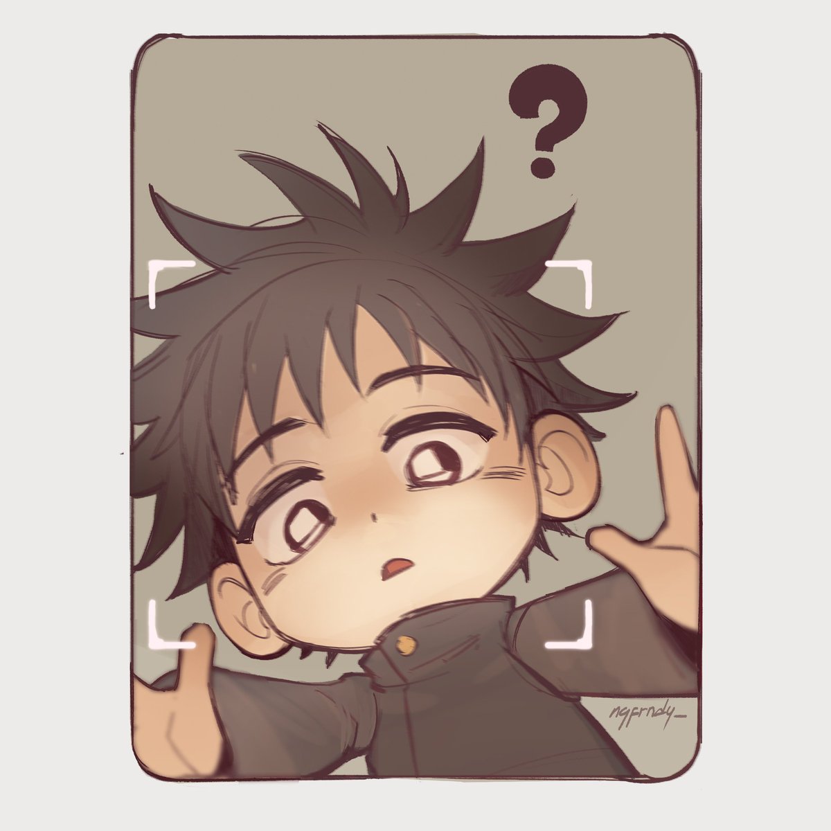 xjaamata's tweet photo. megumi waktu bayi gak sengaja selfie di hape ayah :3 https://t.co/EWkuVtffTZ