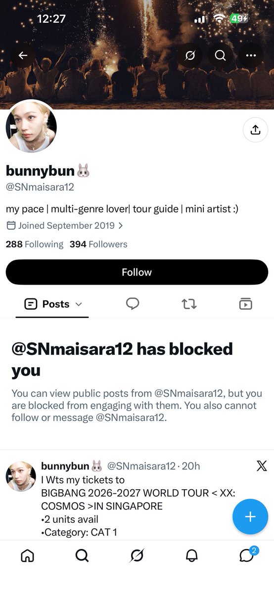 superandy555's tweet photo. Guys, because wary of this seller 

Scammer, dm for more info. 

#BIGBANG #COSMOS_WORLD_TOUR #COSMOS_WORLD_TOUR_IN_SINGAPORE
#BIGBANG2026 #BIGBANGinSG
#BIGBANGSingapore #ticketingscam #malaysiascammer #malaysiaboleh https://t.co/SfqsAM0jx6