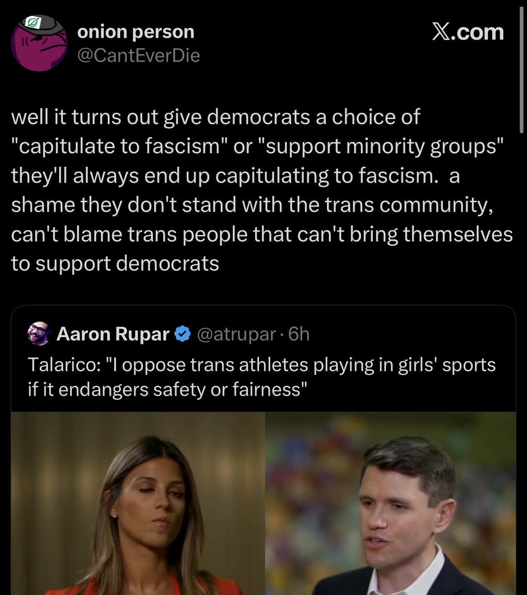ProjectLiberal's tweet photo. Libs drawing lines: "I don't know if I can support a senatorial candidate that associates with an America hating Maoist who also supports Hezbollah and the Houthis."

Leftists drawing lines: https://t.co/iKbF5am0W4