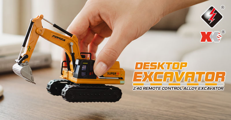 HitecJapan's tweet photo. ［ プレスリリース📰 ］
小さくても本格のショベル体験。デスクに建機の世界が広がる。  「DESKTOP EXCAVATOR」9月下旬発売！
これは欲しくなるやつ👇
https://t.co/2SBtZtyvuc 

#ラジコン #建機 #ショベルカー #これは欲しい https://t.co/tlUMpNueV6