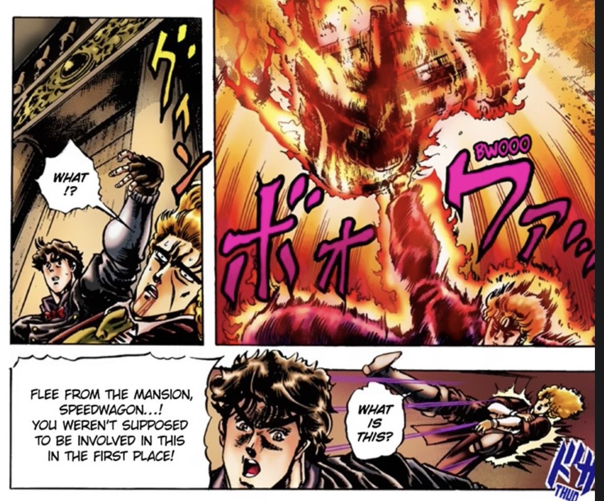 flotuche135's tweet photo. Fun fact in the anime Jonathan yanks Spw away while in the manga he straight up slaps him away. The implications that Jonathan is so strong compared to him he can launch him multiple feet away without trying is hilarious. Abuse goblin https://t.co/UNsC7Z1AGT
