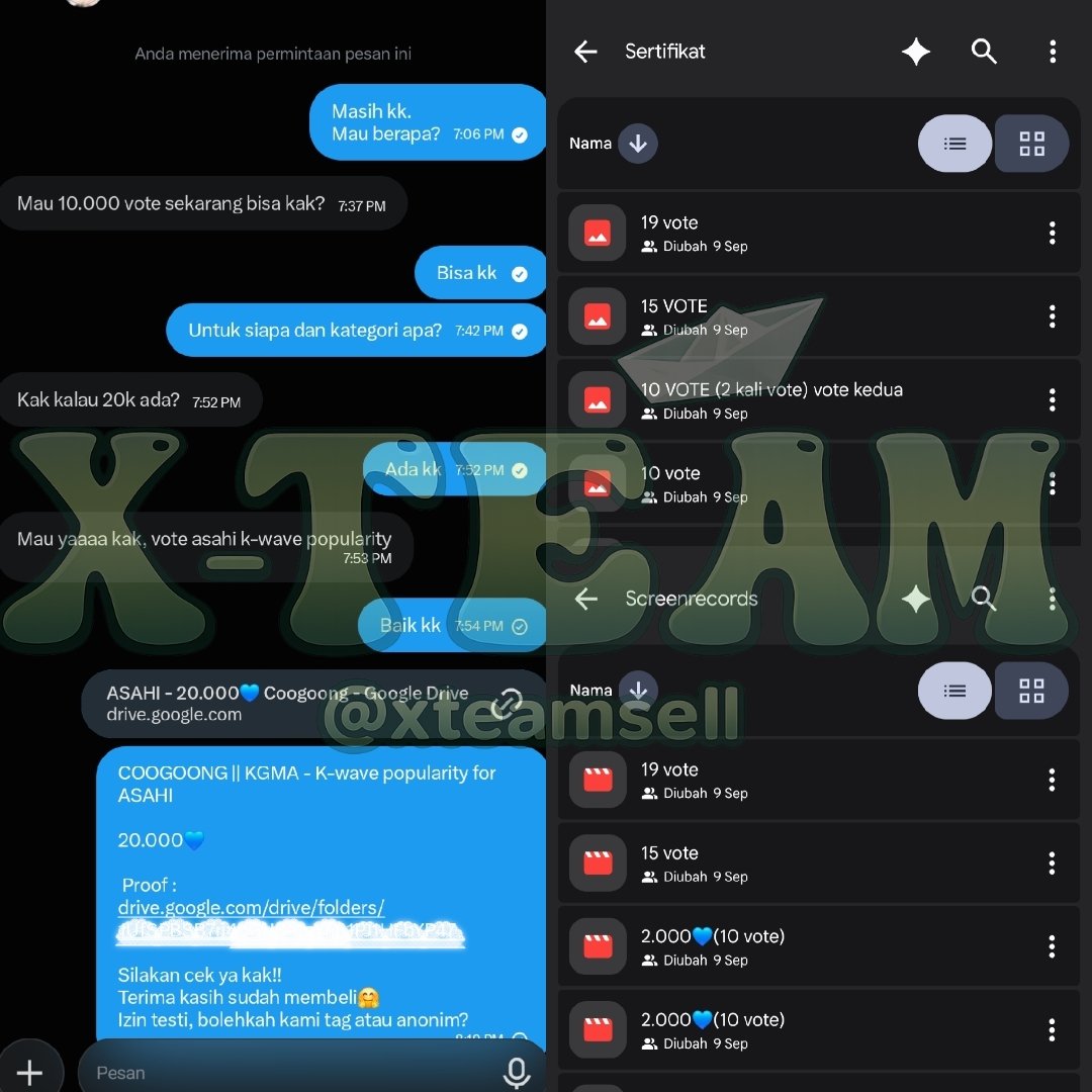xteamsell's tweet photo. π260909 || COOGOONG π
TERJUAL 20.000 π untuk #ASAHI
Di Beli oleh @ anonymous
Terima kasih atas pembelian Anda di @xteamsell dan Terima kasih banyak sudah mempercayai kamiπ€
#XTeamProof https://t.co/69ftwWLgAN