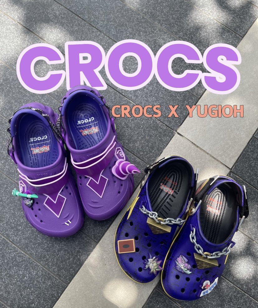 MPPN1524's tweet photo. ใครสายอนิเมะและการ์ดเกมรองเท้า CROCS ทำถึงมากออก คอลเลกชั่นใหม่ CROCS X YUGIOH  มี 2 รุ่น Yu-Gi-Oh! Yami Yugi Yu-Gi-Oh! Dark Magician Echo Clog แรร์ไอเท็มต้องคอลนี้เลยรีบไปตำเลย https://t.co/2mVQCXwLWU กด SUBSCRIBEได้รับโค้ดส่วนลดทันที 200.- บาท ไปงับคุ้มมาก
#CrocsTH #CrocsYugioh https://t.co/zYboJKV7EN