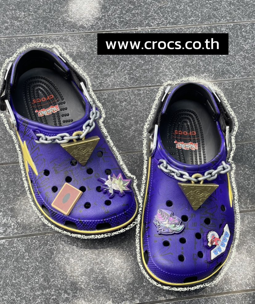 MPPN1524's tweet photo. ใครสายอนิเมะและการ์ดเกมรองเท้า CROCS ทำถึงมากออก คอลเลกชั่นใหม่ CROCS X YUGIOH  มี 2 รุ่น Yu-Gi-Oh! Yami Yugi Yu-Gi-Oh! Dark Magician Echo Clog แรร์ไอเท็มต้องคอลนี้เลยรีบไปตำเลย https://t.co/2mVQCXwLWU กด SUBSCRIBEได้รับโค้ดส่วนลดทันที 200.- บาท ไปงับคุ้มมาก
#CrocsTH #CrocsYugioh https://t.co/zYboJKV7EN