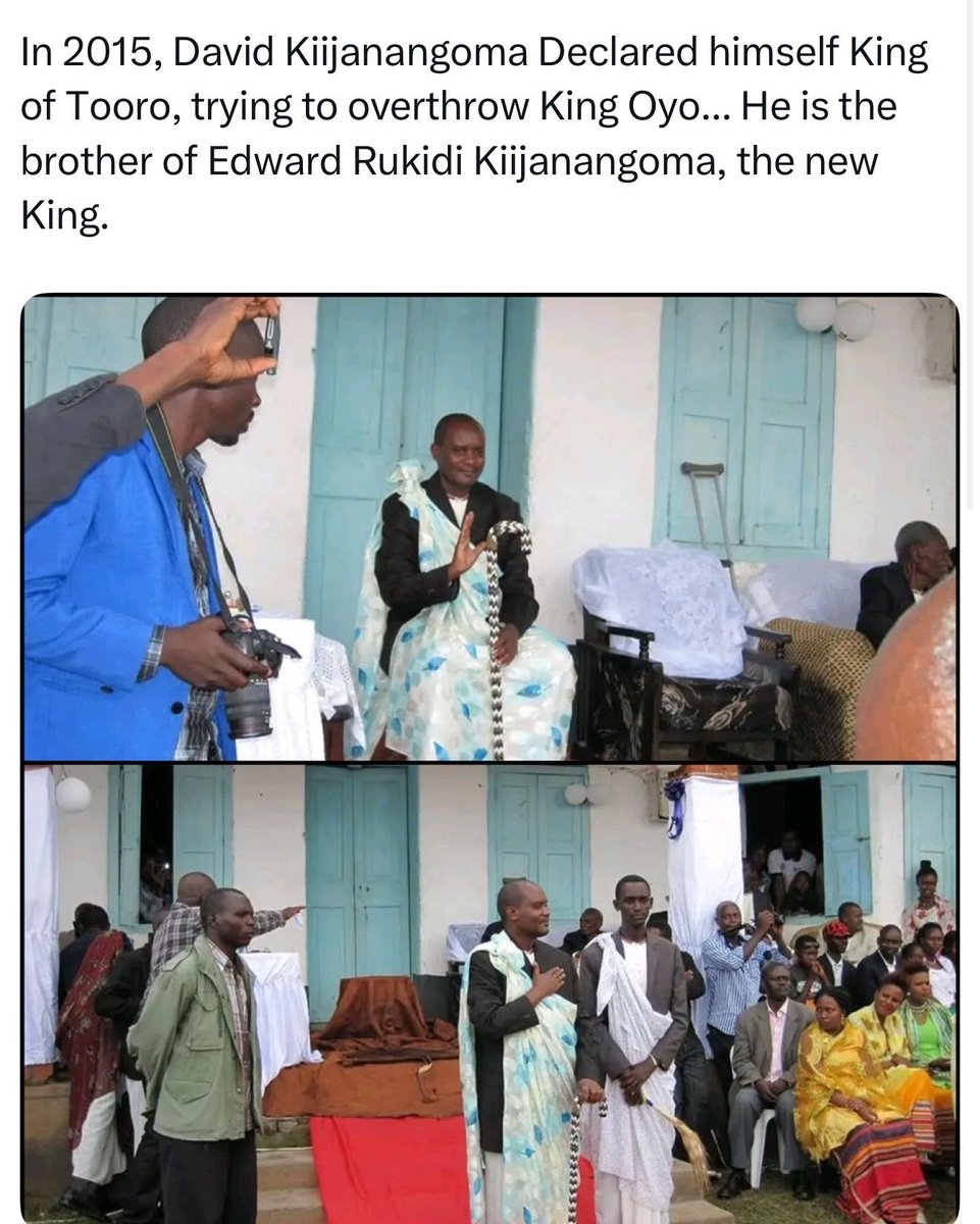 Ugaman01's tweet photo. Do you still want to know why King Oyo and the Royal Family kept the son a secret? 

Back in the day @DailyMonitor and some other media houses witnessed so many things between 2013 and 2016 as regards Tooro Kingdom. 

Listen to Princess @komuntalenseme and @QueenOlimi when they speak.