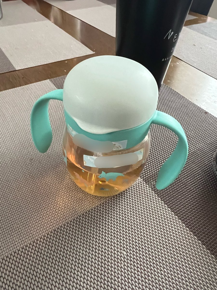 Reirei1267's tweet photo. 仕事終えて帰ってきたらなんと…保育園用の子に用意したお茶がダイニングテーブルの上に…。
子よ…ごめん…。笑 https://t.co/fFzk0HAwjI
