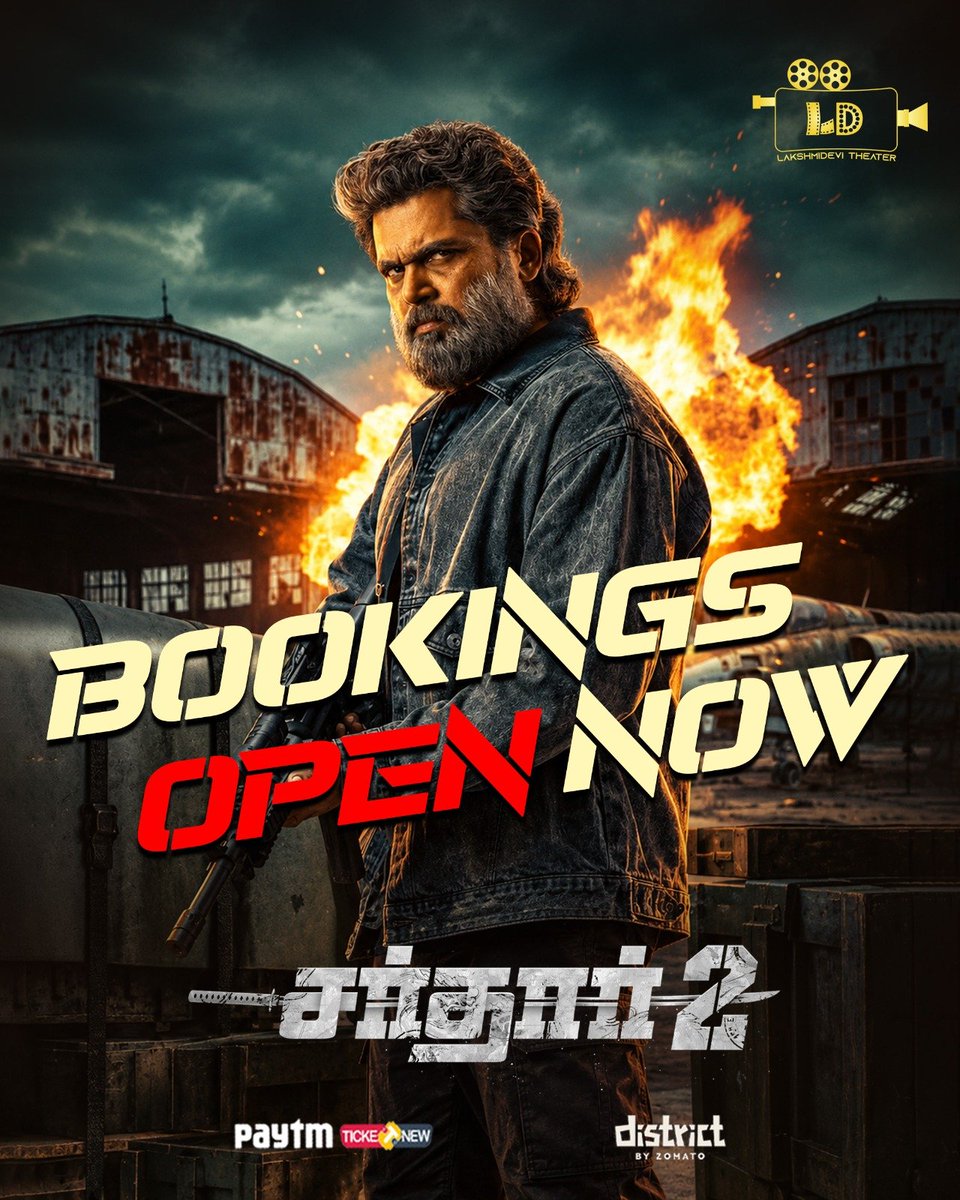 Hosurcinema's tweet photo. 🚨Movieupdate🚨

✅Karthi  in 

#Sardaar2 
LAKSHMI cinemas and Lakshmi devi 
Booking opens now..

#hosur #hosurcinemas #sardaar #Sardaar2 https://t.co/bU4UXyQkw2
