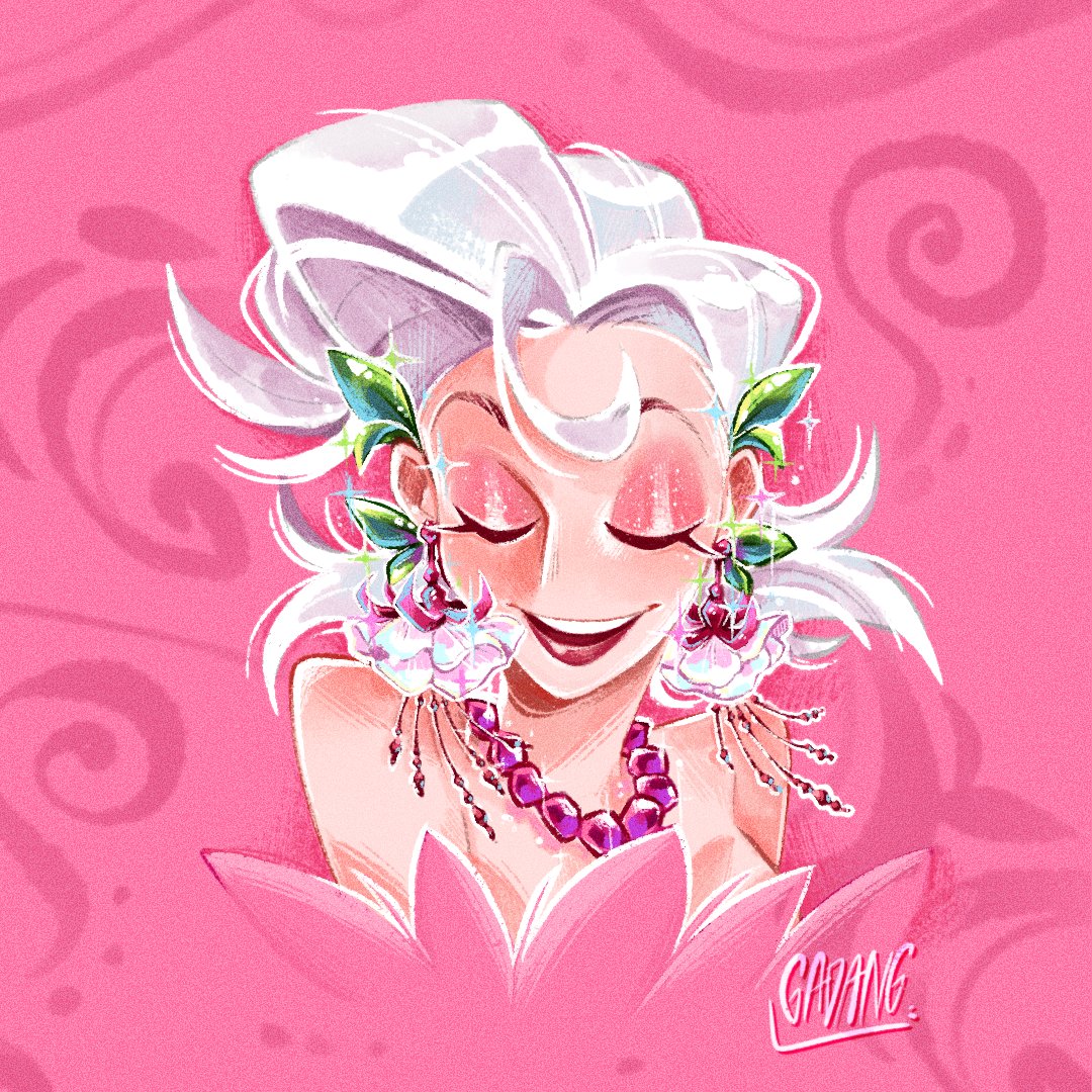 ga_da_ng's tweet photo. was inspired by fuchsia flowers, It's look so beautiful and just like my earrings so I draw My OC is wearing.🩷
.
.
.
.
#myartstyle #artwork #procreate #myartwork https://t.co/bh3GjgAbks