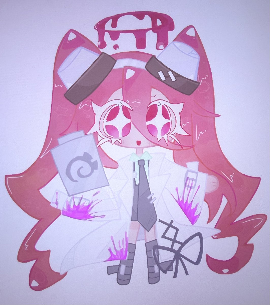 gcn2q's tweet photo. イラストどっかで使いたくてちょくちょく進めてたけどあんまり気に入ってない💦💦(直撮り❓) https://t.co/V2OGU7dMwh