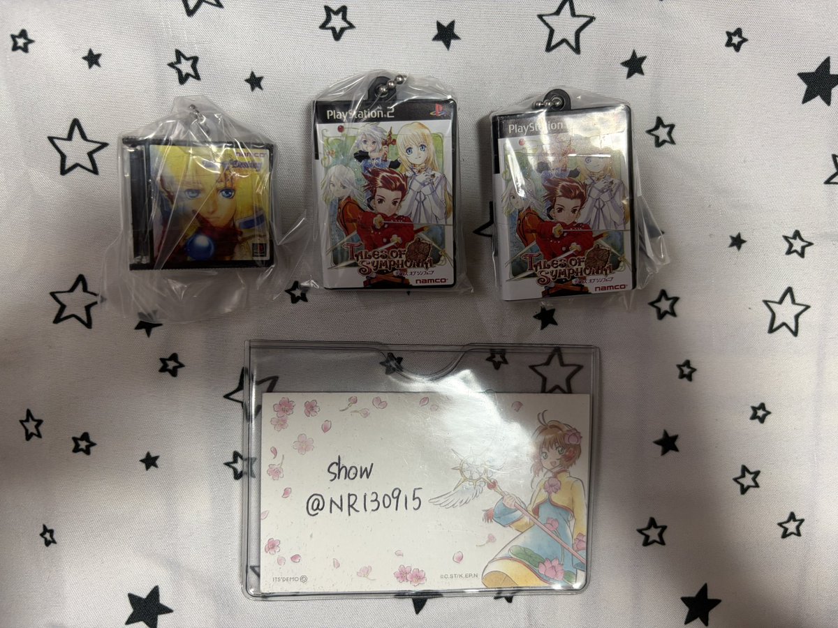 NR130915's tweet photo. 【交換】テイルズ オブ シリーズ30周年 ミニチュアパッケージチャーム ガチャ

〘譲〙TOD、TOS 
〘求〙TOP、TOX、TOB 
コンプ目的です 
郵送希望です
検索からのお声かけ大歓迎です☺️
難しいとは思いますが、よろしくお願いします🙇‍♀️ https://t.co/CPk65Np3w2