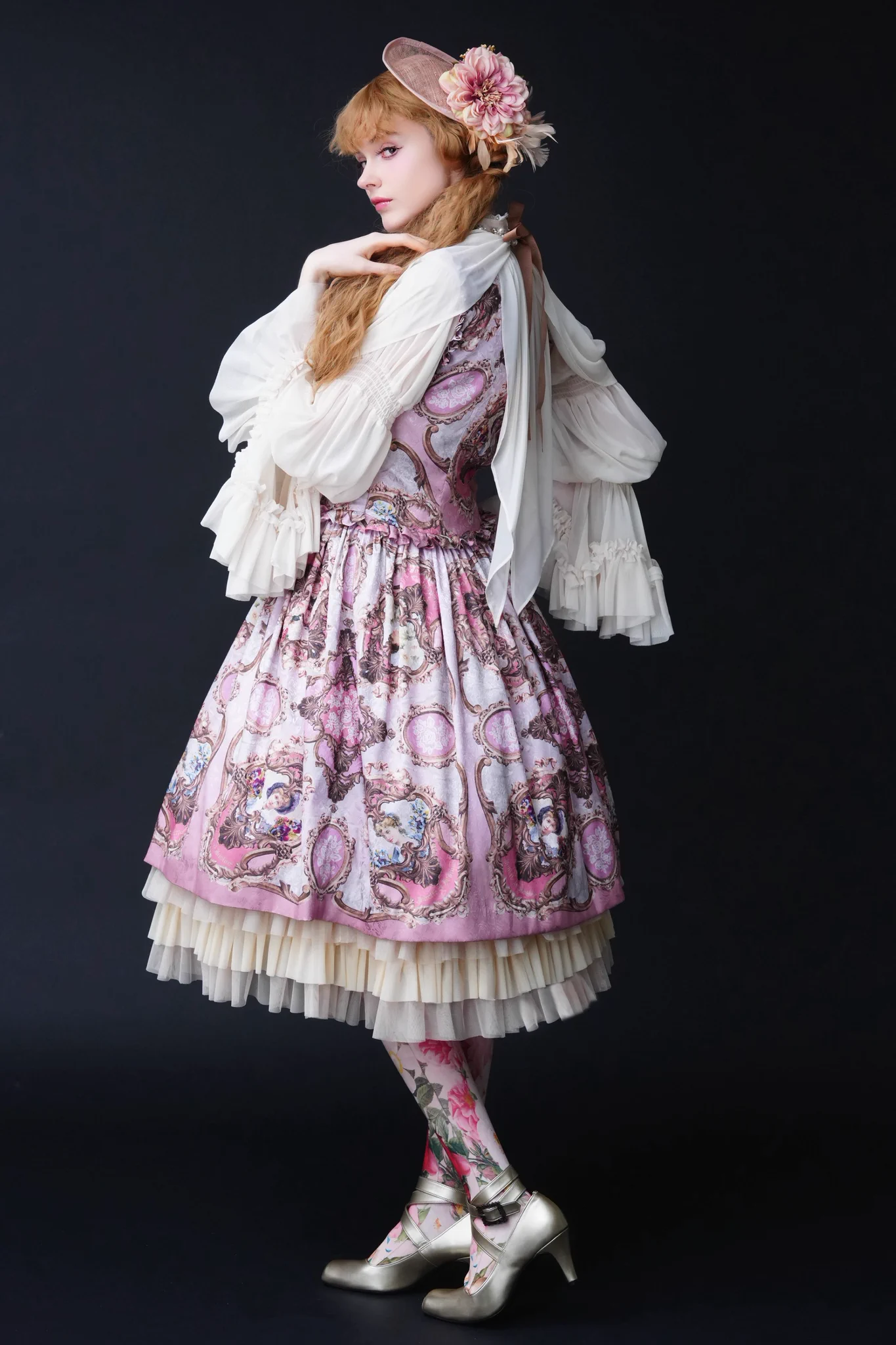 Juliette et Justine 天使柄ワンピース ピンク Juliette et Justine on X: 