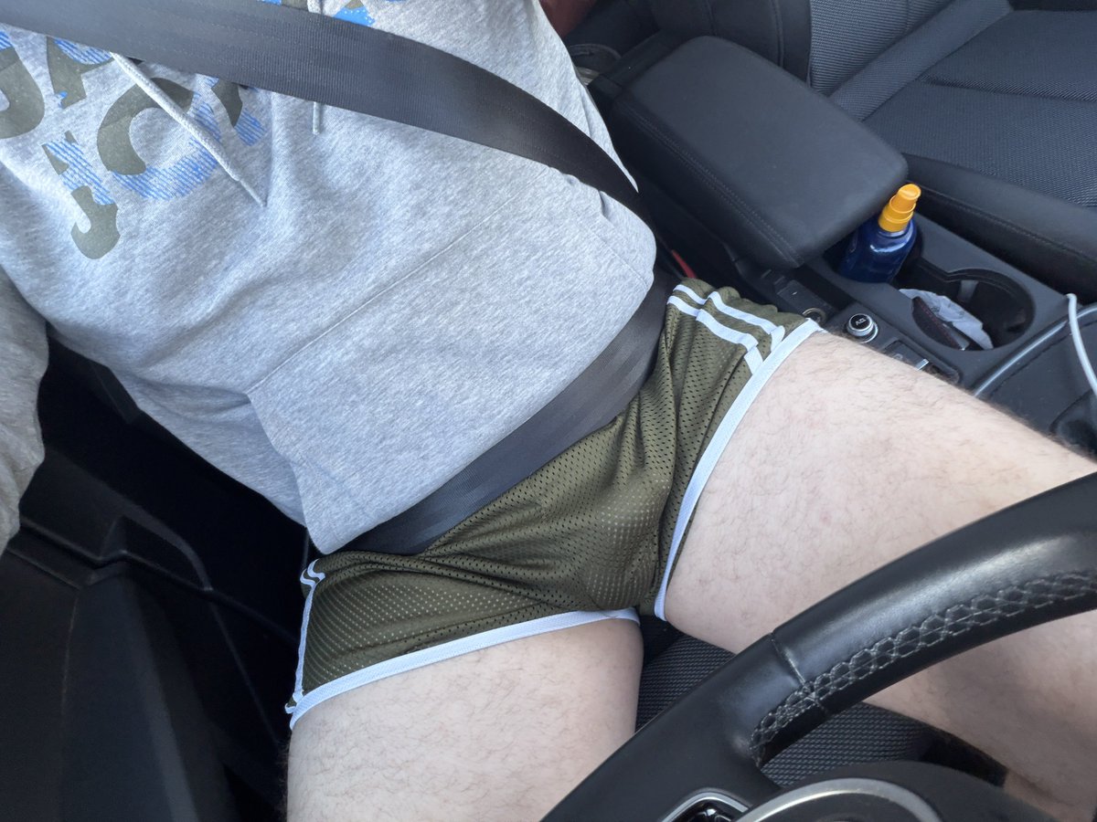 Priv8Lee's tweet photo. Love these shorts but probably too revealing for public? #mesh #commando #freeball #bulge https://t.co/19hjLJTk6n