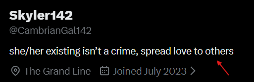 ElonDontStop's tweet photo. @CambrianGal142 @Tectone "spread love to others" btw 🥴 

Dude charlie was right, the country is brainwashed bruh https://t.co/h2S7YpqZ89