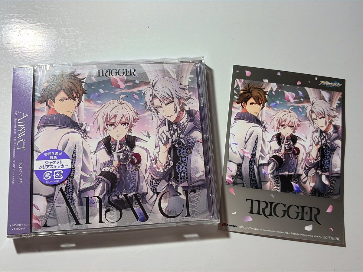 mikitywl's tweet photo. 昨日アニメイトでAnswerのCD買いました🥹🎀
人生で初のCD✨️✨️ https://t.co/LkIceq8yaG