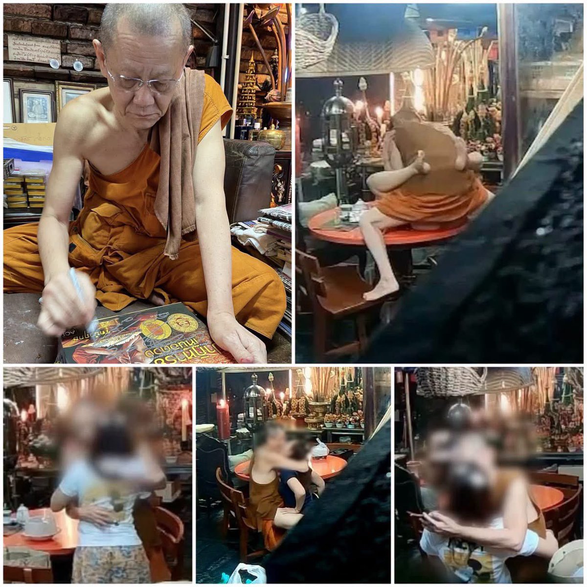 ttannzzy's tweet photo. ด่วน! ปปป. บุกจับ “หลวงพ่อโชติ” เจ้าอาวาสวัดพุทไธศวรรย์ ยักยอกเงินวัดกว่า 92 ล้านบาท โอนให้สีกาคนสนิท วงจรปิดมัดแน่นขณะเสพเมถุนในกุฏิอึ้งใช้โต๊ะฉันเสพสังวาส

เช้าวันนี้ (10 ก.ย.) เวลา 06.00 น. ตำรวจ บก.ปปป. เข้าควบคุมตัว พระวชิรญาณ หรือ “หลวงพ่อโชติ” เจ้าอาวาสวัดพุทไธศวรรย์ พระอารามหลวง จ.พระนครศรีอยุธยา ตามหมายจับในคดี ฟอกเงิน และปฏิบัติหน้าที่โดยมิชอบ

คดีสืบเนื่องจากมีการร้องเรียน พร้อมพยานหลักฐานและคลิปที่ถูกกล่าวอ้างว่าเกี่ยวข้องกับพฤติกรรมไม่เหมาะสมภายในกุฏิ

ขณะนี้เจ้าหน้าที่อยู่ระหว่างตรวจค้นภายในวัด ก่อนนำตัวไปสอบปากคำและดำเนินการตามกฎหมายต่อไป