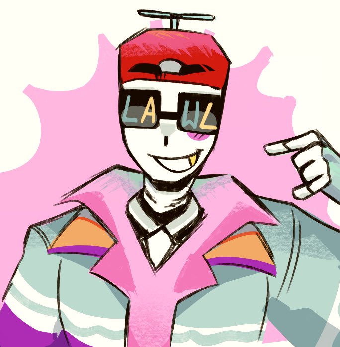 krumbytes's tweet photo. That poll result made me so sad so i doodled fresh sans because i miss him https://t.co/wu9saijYxc