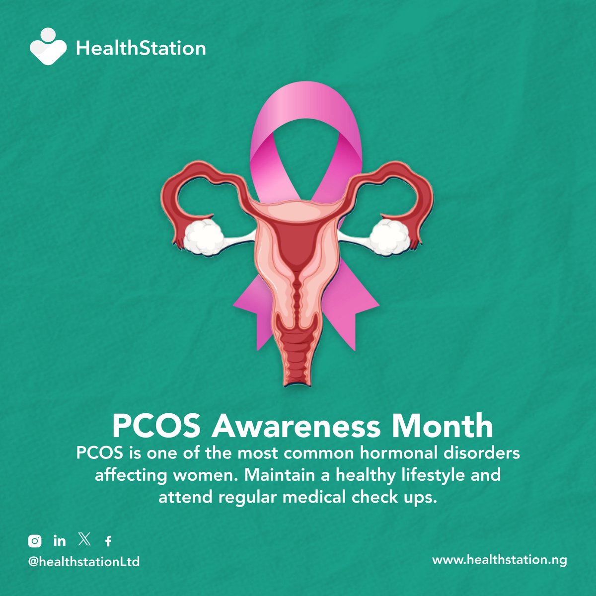 HealthStation_L's tweet photo. This month, let's raise awareness and support women living with PCOS. #PCOSAwareness #WomensHealth https://t.co/pjHaE8CSK3
