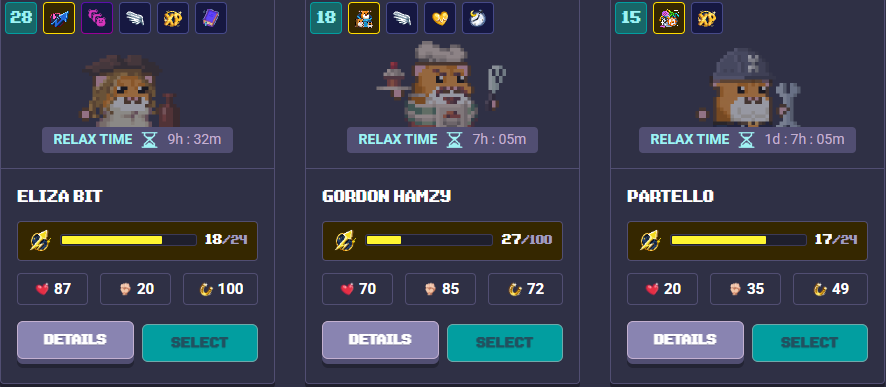 RollerCab's tweet photo. Yo tengo a Elia Bit, Gordon Hamzy y Partello 
Definitivamente mi favorito es Gordon Hamzy 
@rollercoin_com #rollercoin https://t.co/YKERkQ4J6M