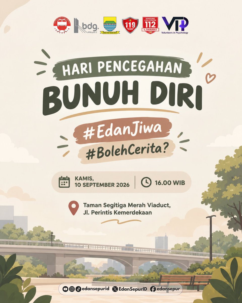 EdanSepurBD's tweet photo. Lelah itu wajar, Menyerah bukan pilihan.

Kadang rel kehidupan terasa terlalu penat untuk dilalui sendirian. Hari ini, mari berhenti sejenak dan saling mendengar. https://t.co/CM4nwQuDxe