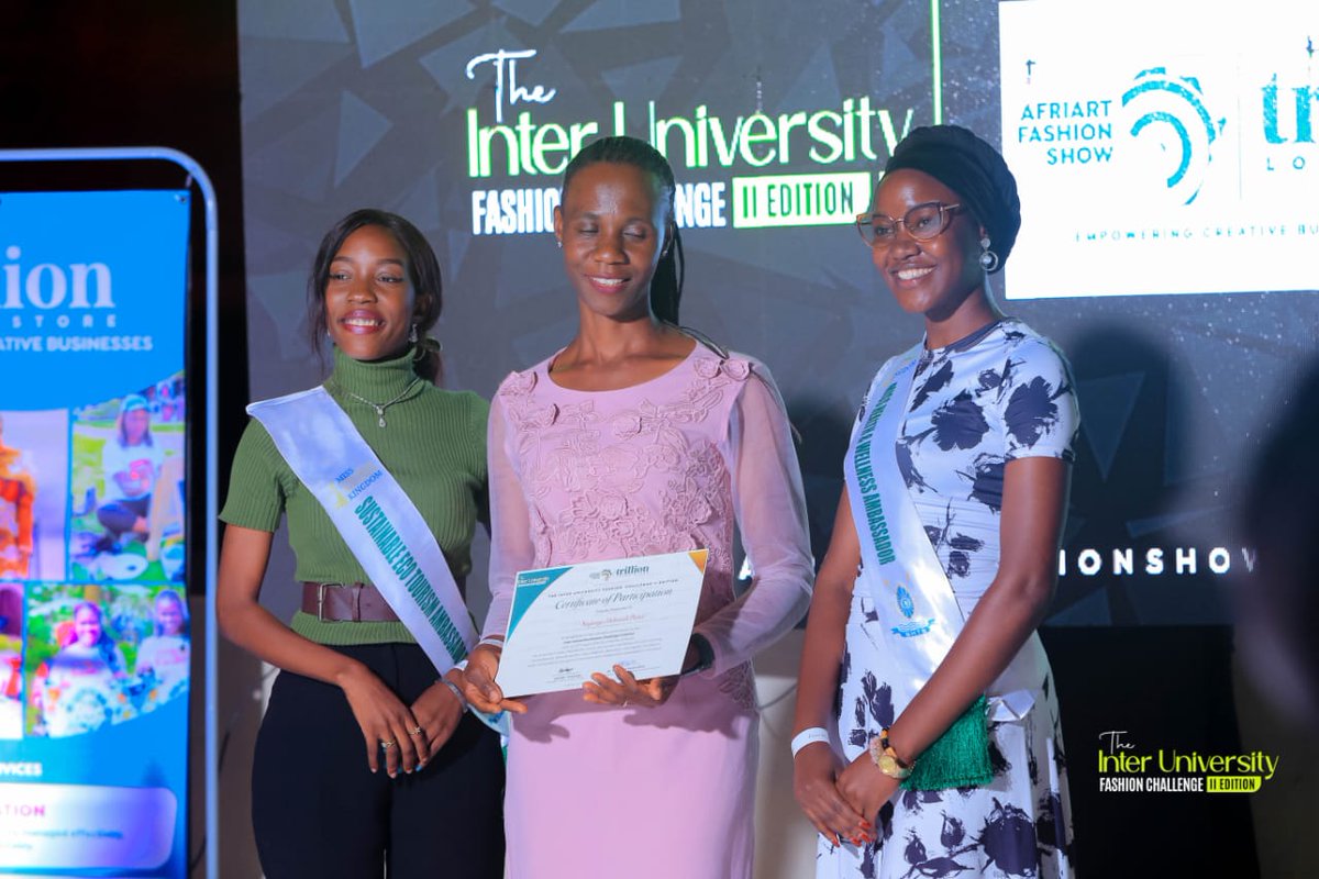 MTBQO's tweet photo. Together with our ambassadors, we awarded Uganda's brightest university creatives. The future of fashion is sustainable, inclusive &amp; bold. https://t.co/GEhGx9foGf