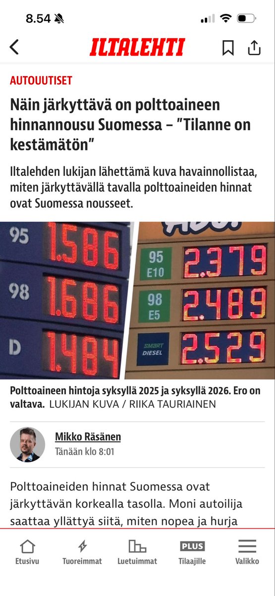 JaaskelainenK1's tweet photo. Olisihan se mukava kuulla mitä euron pensapojat @BergbomMiko @joakimvigelius ja ”Pumppuhinta ei saa nousta koskaan” @ir_rkp sanovat näistä. 

Oletteko ajatelleet tehdä jotain asialle? #persut #politiikka https://t.co/u5JzI92Eyz